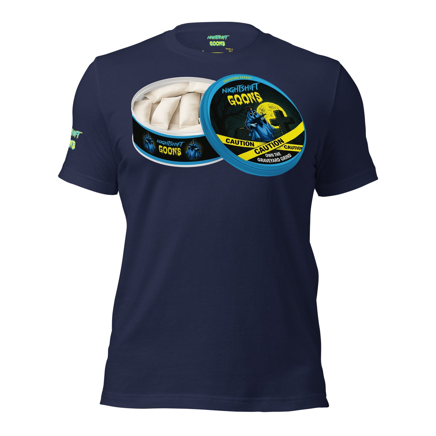 GOON TIN (Front Design) Unisex t-shirt (Black|Navy)