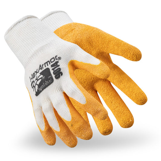 HexArmor SharpsMaster II 9014 needle-resistant gloves, pair, white with orange palm