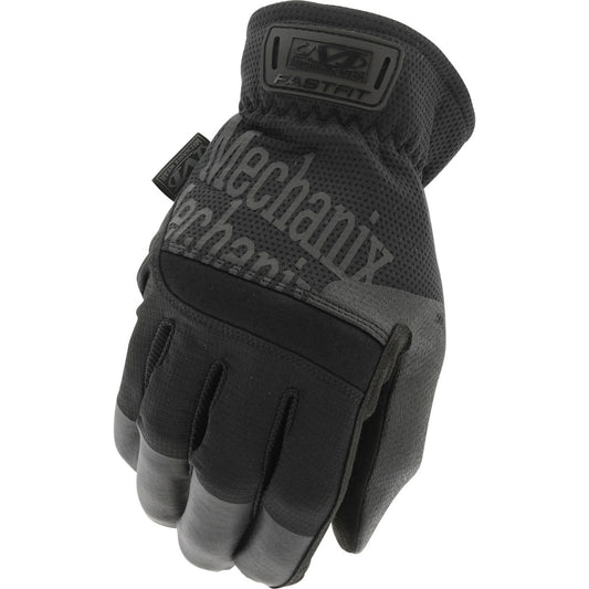 Mechanix Wear FastFit Covert glove, all black, back of hand