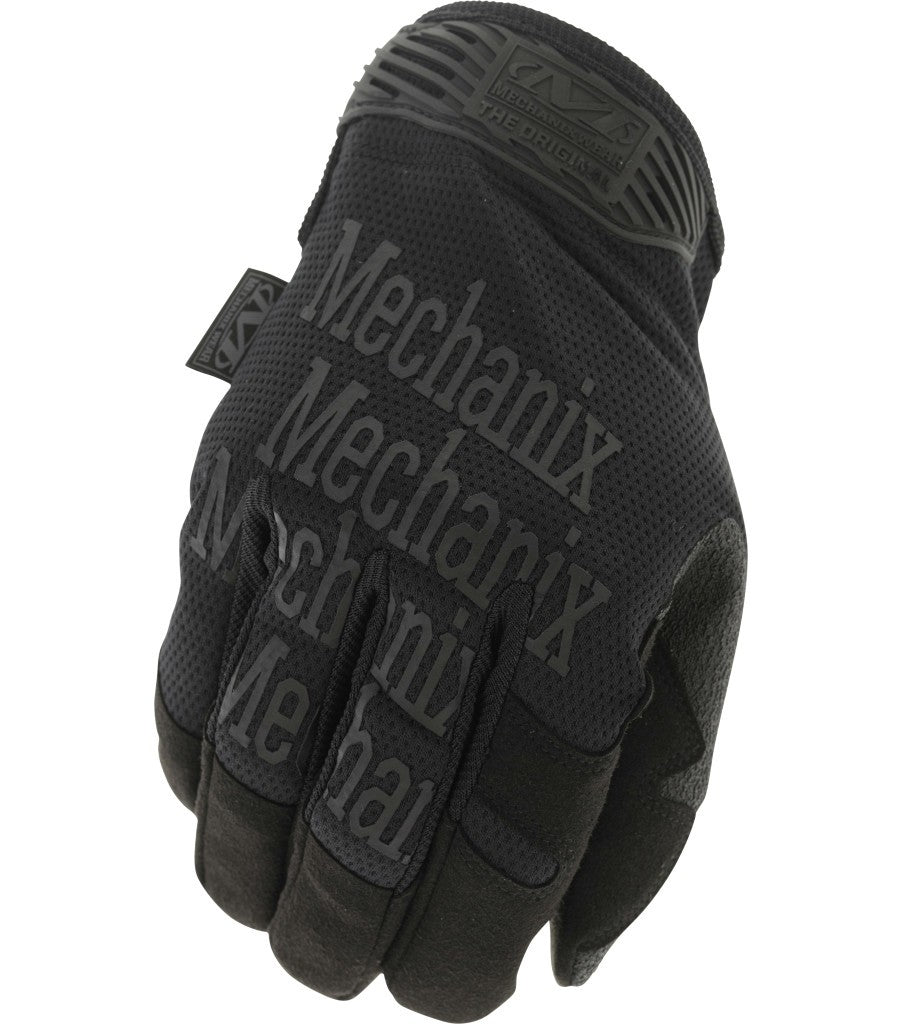Mechanix Wear The Original Covert glove, back of hand, all black